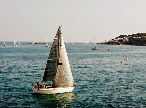 Voilier à Antibes par sallyheis