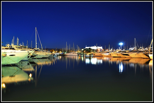 Antibes Harbour by Beriadan