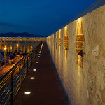 Les remparts de nuit par Zaskars - Antibes 06600 Alpes-Maritimes Provence France