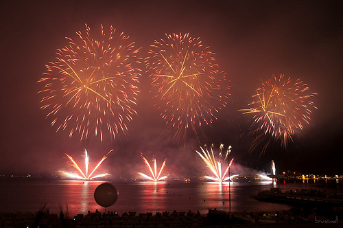 Cannes, festival d'art pyrotechnique by brunomdl