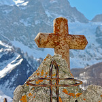Croix de La Grave... et le massif de la Meije par Titi92. - La Grave 05320 Alpes-Maritimes Provence France