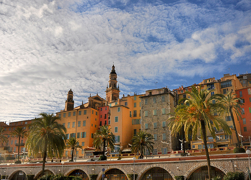 Menton - Les arcades by Charlottess