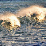 Vagues et rouleaux - Menton par Charlottess - Menton 06500 Alpes-Maritimes Provence France