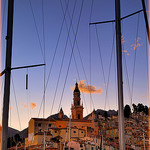 La veille ville et clocher de Menton by Charlottess - Menton 06500 Alpes-Maritimes Provence France