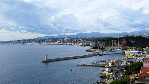 La Baie des Anges : vue du front de mer de Nice par bernard.bonifassi