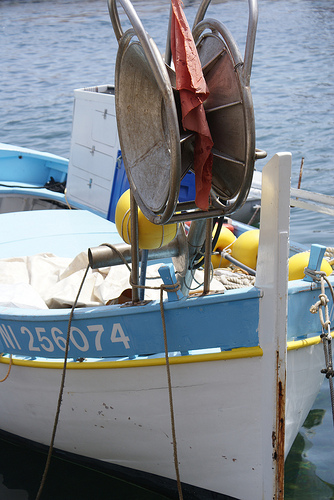 Bateau de pêcheur à Nice par Elisabeth85