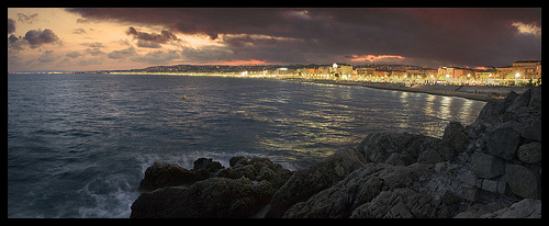 Promenade des anglais illuminée par fduchaussoy