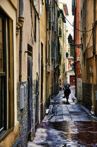 Old Town Alley, Nice, Côte d'Azur by marty_pinker