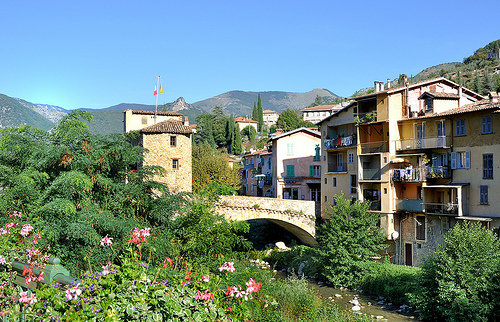 Pont vieux à Sospel by Charlottess