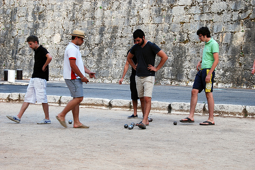 Partie de pétanque by PawelLitwinski