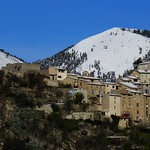 Thiery sous la neige par bernard BONIFASSI - Thiery 06710 Alpes-Maritimes Provence France