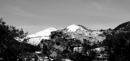 Village de Thiery sous la neige par bernard BONIFASSI