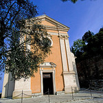 Èze church and olive tree by skyduster4 - Eze 06360 Alpes-Maritimes Provence France