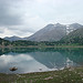 Lac d'Allos, le Mont Pelat et le refuge par Hélène_D - Allos 04260 Alpes-de-Haute-Provence Provence France