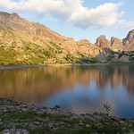 Le calme du lac d'Allos au coucher du soleil... by Hélène_D - Allos 04260 Alpes-de-Haute-Provence Provence France