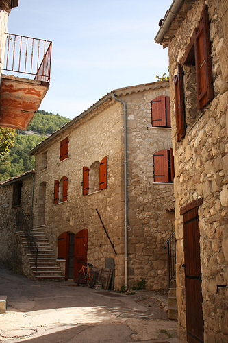 Old houses in Annot village by Sokleine