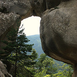 Hiking through the sandstone rocks (Grès d'Annot trail) by Sokleine - Annot 04240 Alpes-de-Haute-Provence Provence France