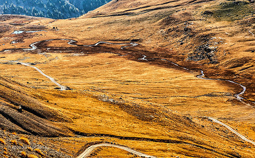 Route de la Bonette : vue depuis le col de la bonette by moni-h