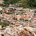 Les toits de la Ville de Digne-les-Bains par solo-graphique - Digne les Bains 04000 Alpes-de-Haute-Provence Provence France