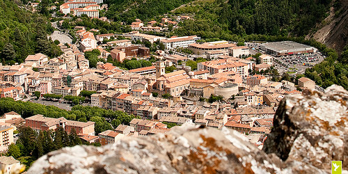 Les toits de la Ville de Digne-les-Bains by solo-graphique