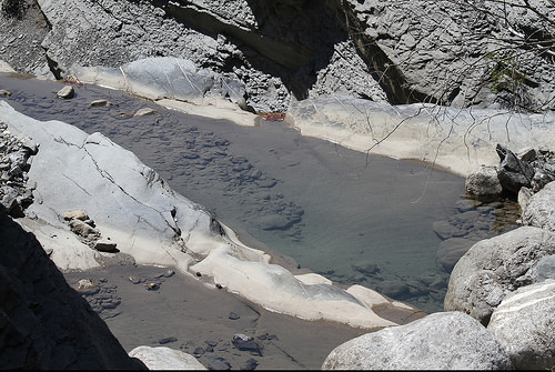 Les cascades de Digne les Bains en août : ça manque d'eau ! par Sebmanstar