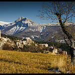 Courbons : vue sur le village by Michel-Delli - Digne les Bains 04000 Alpes-de-Haute-Provence Provence France