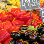 Glowing colorful vegetables by Qtune - Forcalquier 04300 Alpes-de-Haute-Provence Provence France