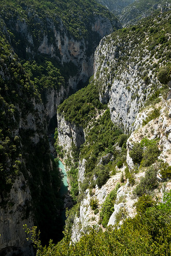 Les gorges du Verdon - vue plongeante par Mario Graziano