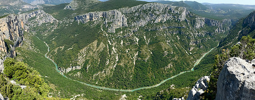 Les gorges du Verdon - vue panoramique by Mario Graziano