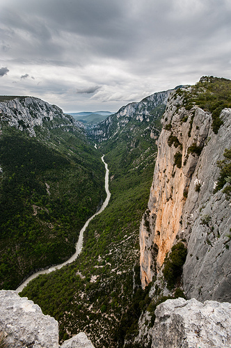 Le lit du Verdon - Gorges du Verdon par Hervé D.