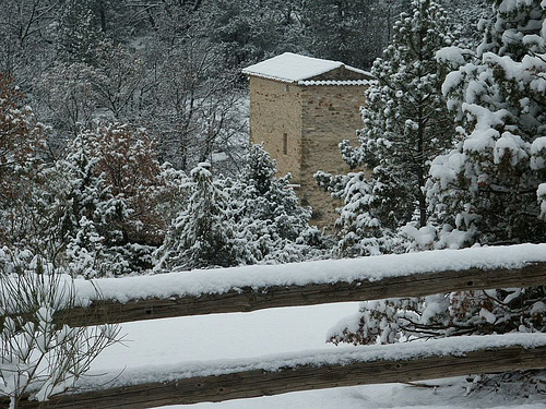 La neige à Mallefougasse par Patrick.Raymond