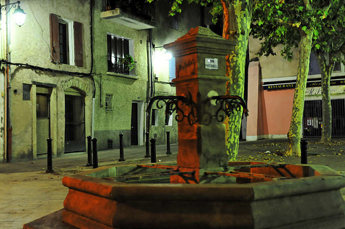 Manosque by night - Fountain by Patrick.Raymond