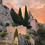 Chapelle Notre-Dame de Beauvoir par erwinberrier - Moustiers Ste. Marie 04360 Alpes-de-Haute-Provence Provence France