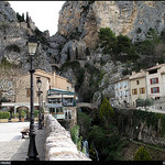 Moustier : Place de l'Eglise by Sylvia Andreu - Moustiers Ste. Marie 04360 Alpes-de-Haute-Provence Provence France