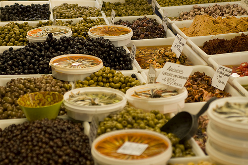 Market : Olives and ansjovis par AJanssen