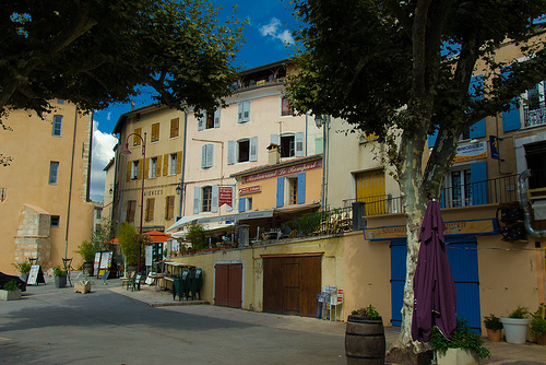 Centre du village de Riez par Reinhold.Lotz