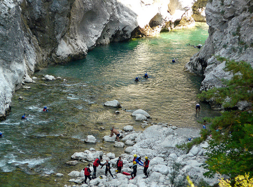 Jeux d'eau dans les gorges du Verdon par myvalleylil1