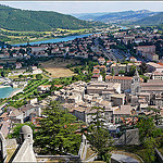 Vue sur Sisteron et sa vallée du haut de la citadelle by myvalleylil1 - Sisteron 04200 Alpes-de-Haute-Provence Provence France