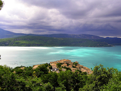 Le Lac de Sainte-Croix en Provence by woll_gras