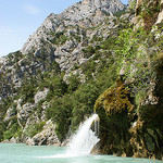 Waterfall, Verdon Gorge by spencer77 - Sainte Croix du Verdon 04500 Alpes-de-Haute-Provence Provence France