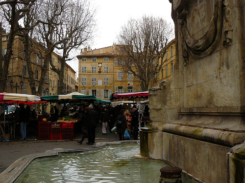 Jour de marché à Aix-en-Provence by Antoine 2011