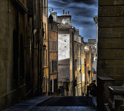 Street in Aix by STINFLIN Pascal