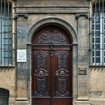 Old Carved door in Aix-en-Provence by philhaber - Aix-en-Provence 13100 Bouches-du-Rhône Provence France