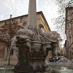 La fontaine aux 4 dauphins par look me luck - Aix-en-Provence 13100 Bouches-du-Rhône Provence France