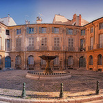 Place d'Albertas en panoramique à Aix en Provence by Cilou101 - Aix-en-Provence 13100 Bouches-du-Rhône Provence France