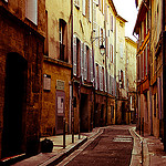 Rue provencale d'aix par Karsten Hansen - Aix-en-Provence 13100 Bouches-du-Rhône Provence France