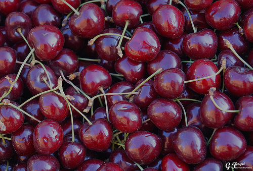 Cerises sur les marchés de provence par Gilles Poyet photographies