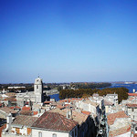 Vue sur Arles depuis les arènes par larcher29 - Arles 13200 Bouches-du-Rhône Provence France