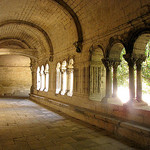 Abbaye de Montmajour : gallery of the cloisters by cefran_other - Arles 13200 Bouches-du-Rhône Provence France