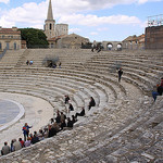 Le théâtre antique d'Arles par Dominique Pipet - Arles 13200 Bouches-du-Rhône Provence France